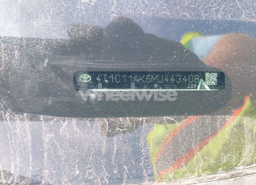 Photo 9 of 2021 Toyota Camry LE (VIN 4T1C11AK6MU443408)