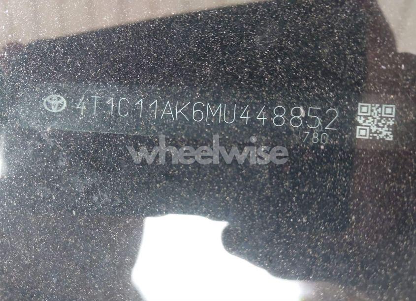 Photo 9 of 2021 Toyota Camry LE (VIN 4T1C11AK6MU448852)