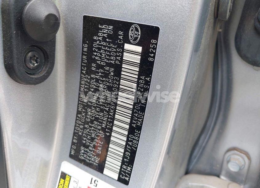 Photo 9 of 2023 Toyota Camry LE (VIN 4T1C11AK6PU750923)