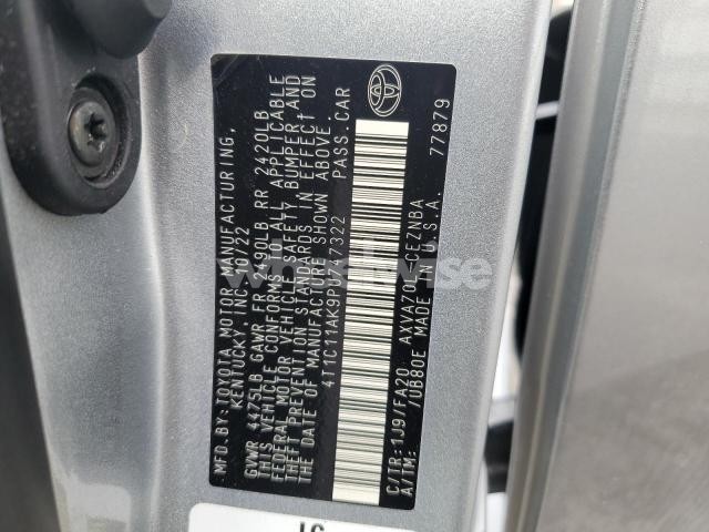 Photo 5 of 2023 TOYOTA CAMRY LE (VIN 4T1C11AK9PU747322)