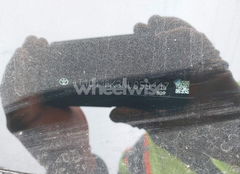 Photo 9 of 2022 Toyota Camry LE AWD (VIN 4T1C11BK3NU059117)