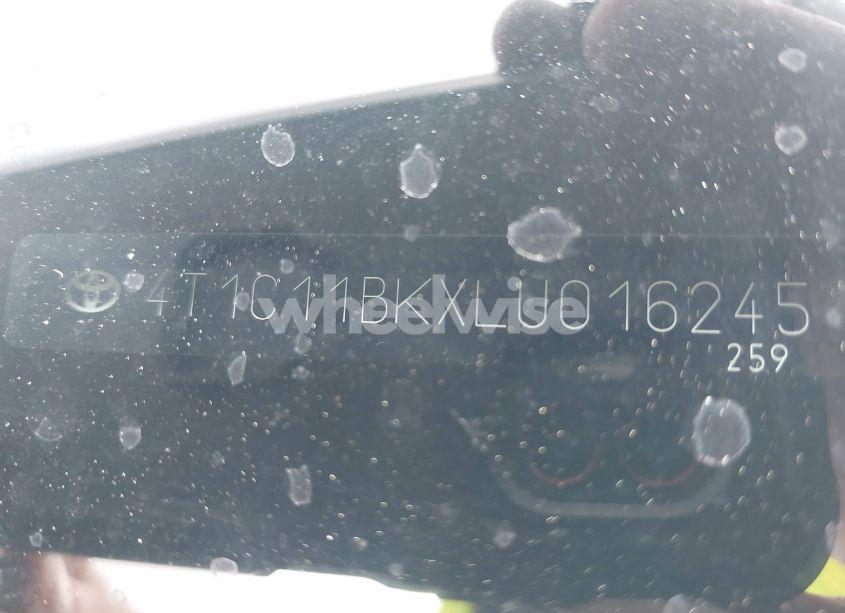 Photo 9 of 2020 Toyota Camry LE AWD (VIN 4T1C11BKXLU016245)