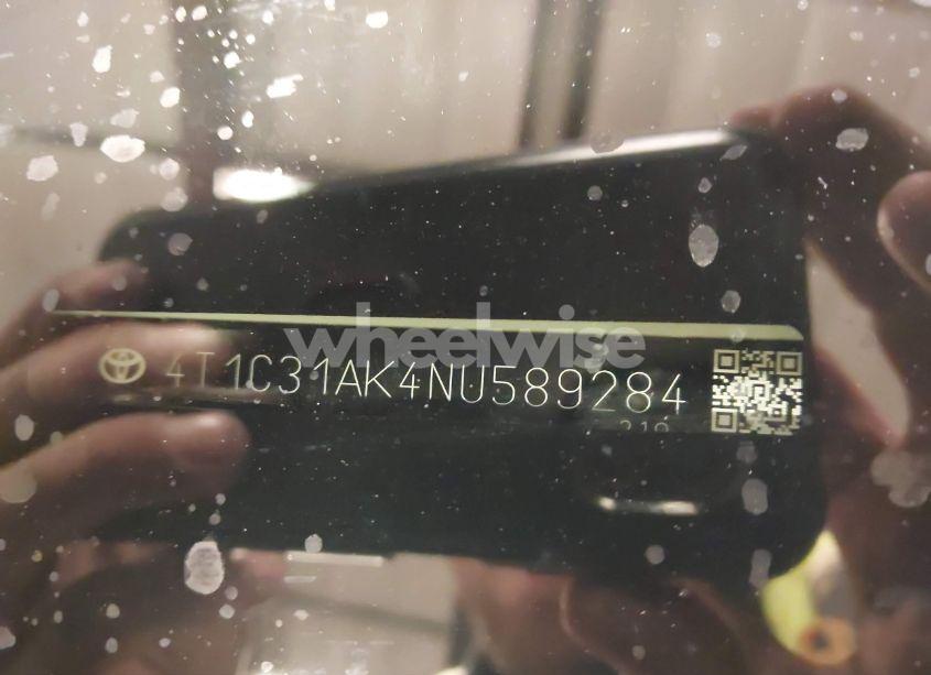 Photo 9 of 2022 Toyota Camry LE HYBRID (VIN 4T1C31AK4NU589284)