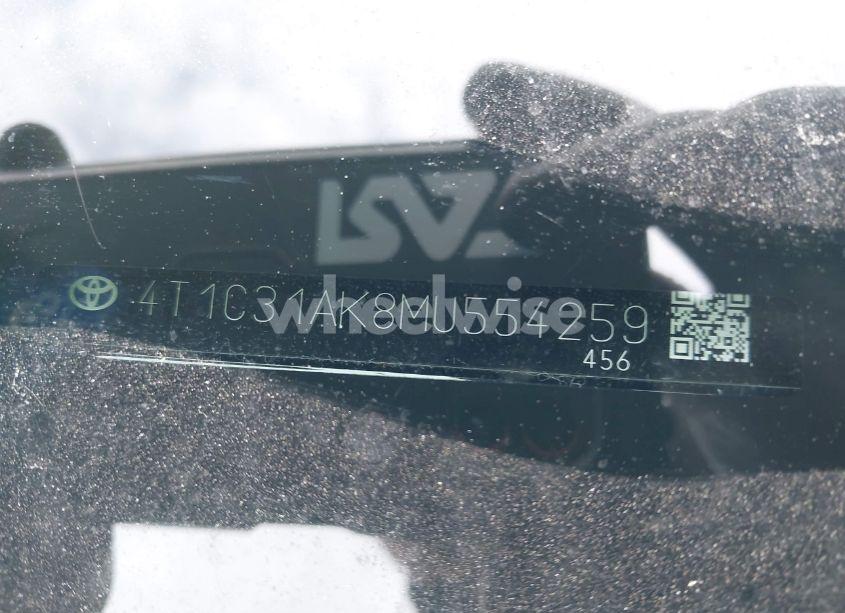 Photo 18 of 2021 Toyota Camry LE HYBRID (VIN 4T1C31AK8MU554259)