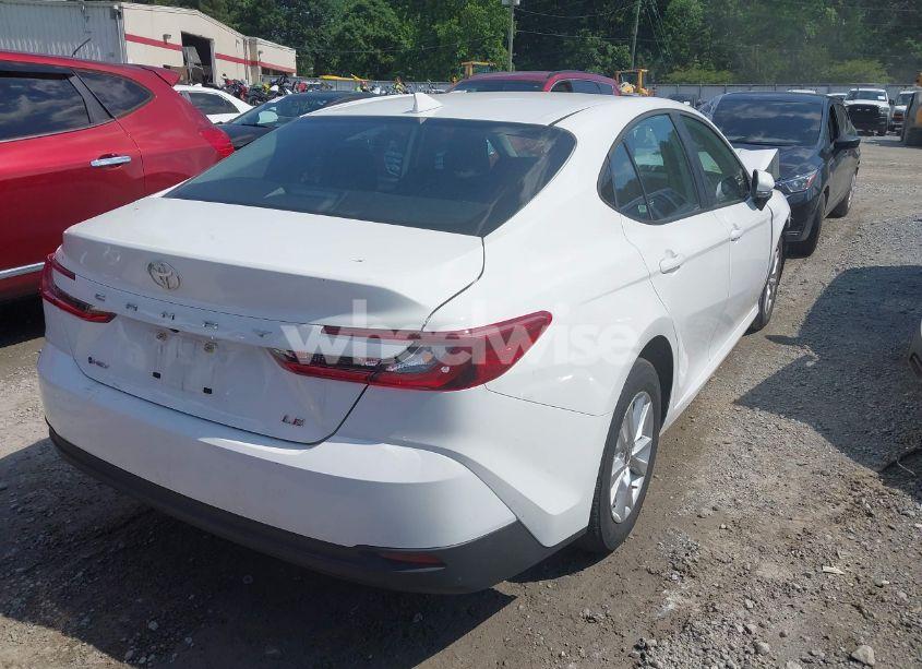 Photo 4 of 2025 Toyota Camry LE (VIN 4T1DAACK0SU020757)