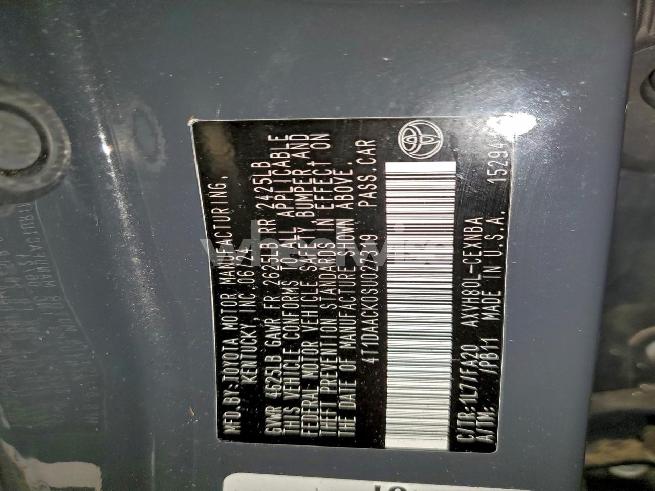 Photo 13 of 2025 TOYOTA CAMRY XSE (VIN 4T1DAACK0SU027319)