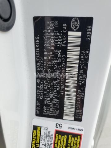 Photo 11 of 2025 TOYOTA CAMRY XSE N/A (VIN 4T1DAACK0SU128473)