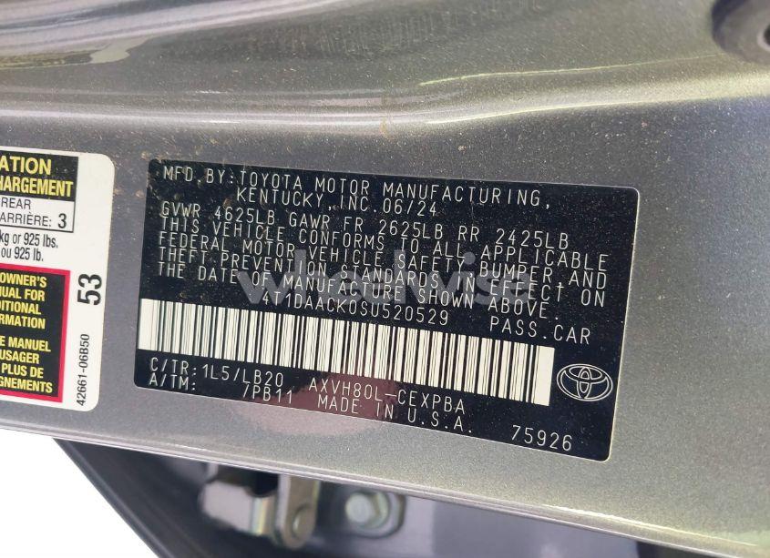 Photo 9 of 2025 Toyota Camry XSE (VIN 4T1DAACK0SU520529)