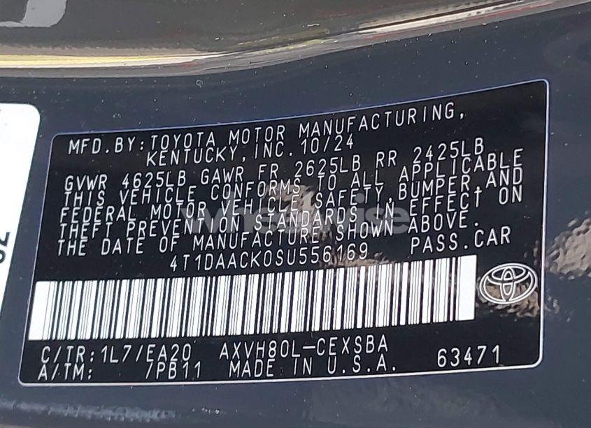 Photo 9 of 2025 Toyota Camry SE (VIN 4T1DAACK0SU556169)