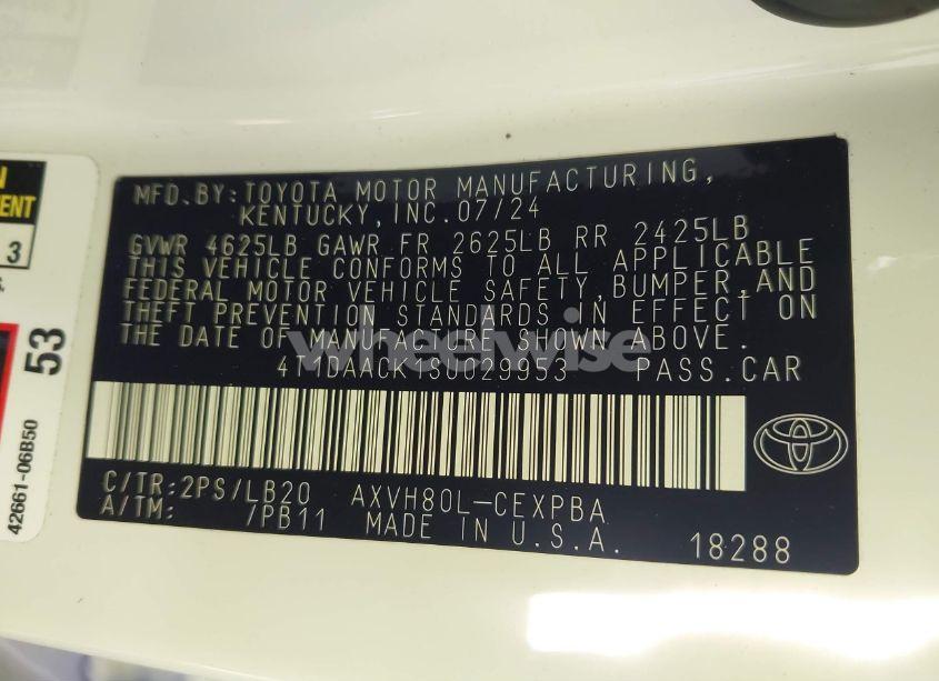 Photo 9 of 2025 Toyota Camry XSE (VIN 4T1DAACK1SU029953)