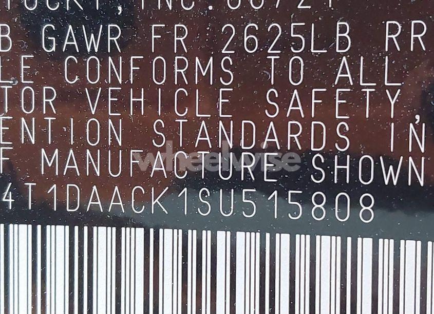 Photo 9 of 2025 Toyota Camry LE (VIN 4T1DAACK1SU515808)