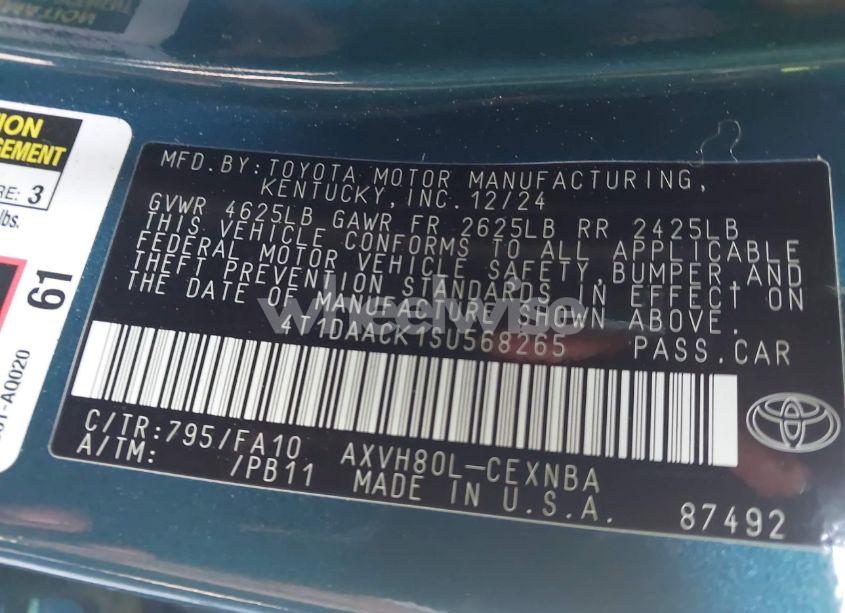 Photo 9 of 2025 Toyota Camry LE (VIN 4T1DAACK1SU568265)