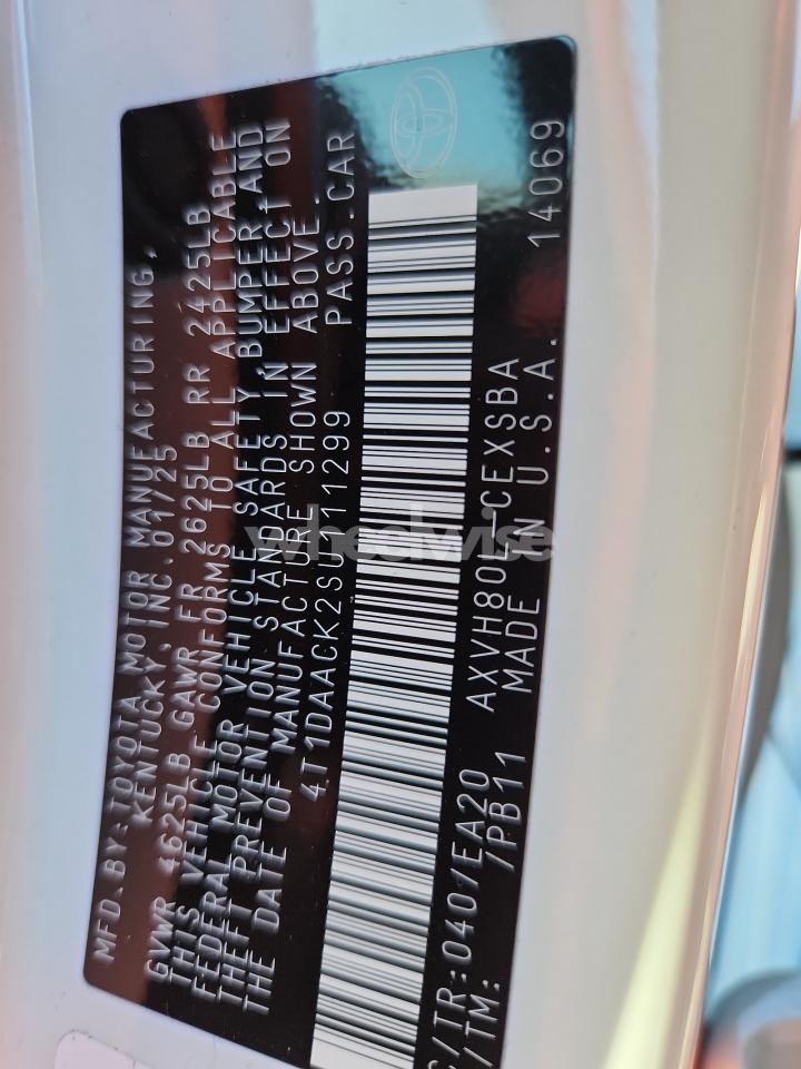 Photo 13 of 2025 TOYOTA CAMRY XSE (VIN 4T1DAACK2SU111299)