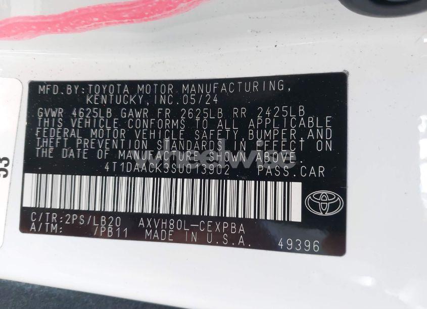 Photo 9 of 2025 Toyota Camry XSE (VIN 4T1DAACK3SU013902)