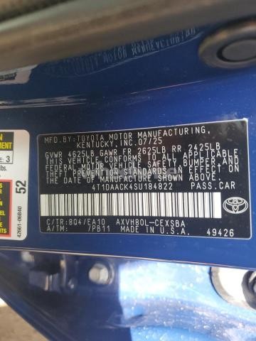 Photo 3 of 2025 TOYOTA CAMRY XSE N/A (VIN 4T1DAACK4SU184822)