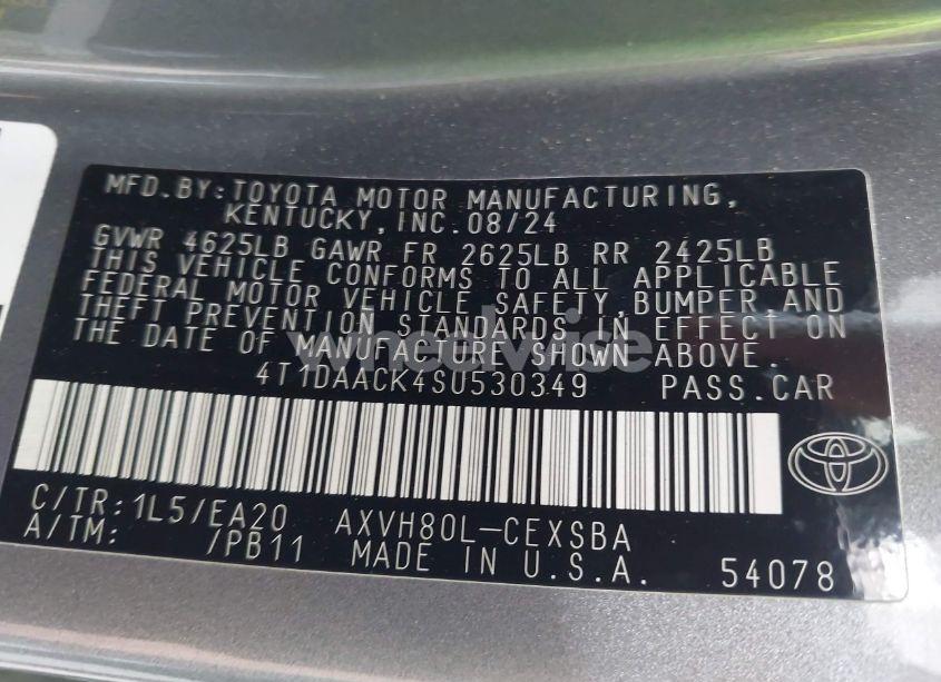 Photo 9 of 2025 Toyota Camry SE (VIN 4T1DAACK4SU530349)