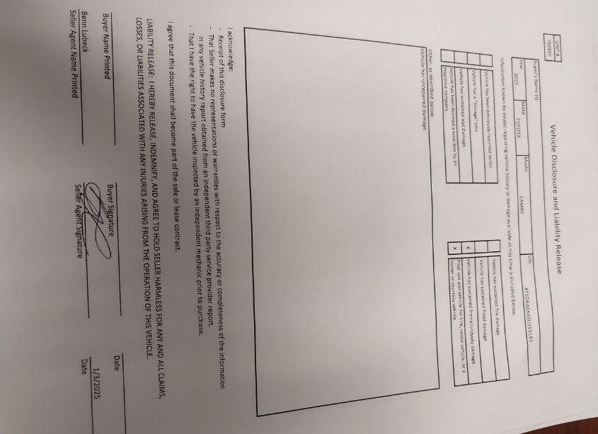 Photo 16 of 2025 Toyota Camry SE (VIN 4T1DAACK4SU556191)