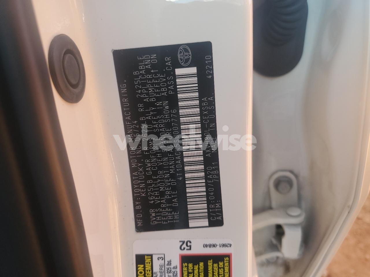 Photo 12 of 2025 TOYOTA CAMRY XSE (VIN 4T1DAACK5SU007776)