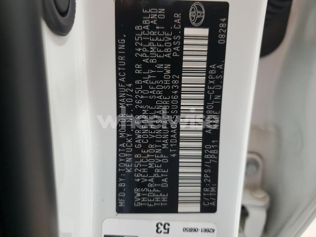 Photo 12 of 2025 TOYOTA CAMRY XSE (VIN 4T1DAACK5SU064382)