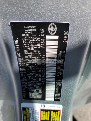 Photo 3 of 2025 TOYOTA CAMRY XSE (VIN 4T1DAACK5SU077942)