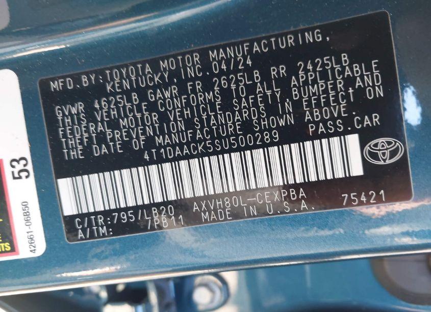 Photo 9 of 2025 Toyota Camry XSE (VIN 4T1DAACK5SU500289)