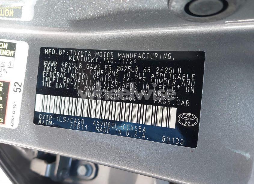 Photo 9 of 2025 Toyota Camry SE (VIN 4T1DAACK5SU564641)