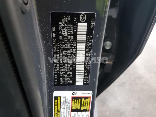 Photo 3 of 2025 TOYOTA CAMRY XSE (VIN 4T1DAACK5SU603891)