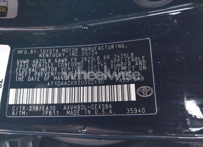 Photo 9 of 2025 Toyota Camry SE (VIN 4T1DAACK6SU002490)