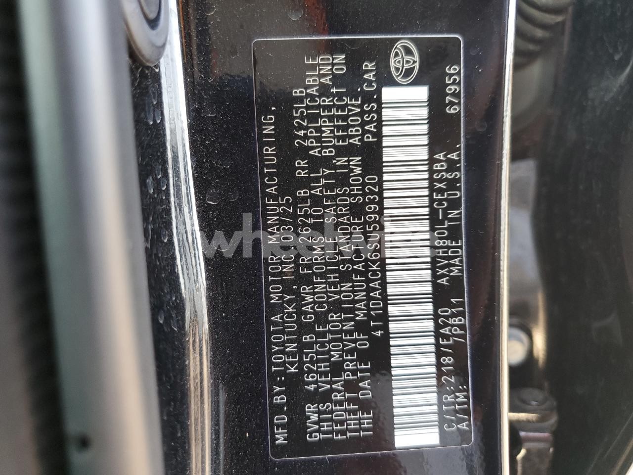 Photo 12 of 2025 TOYOTA CAMRY XSE (VIN 4T1DAACK6SU599320)