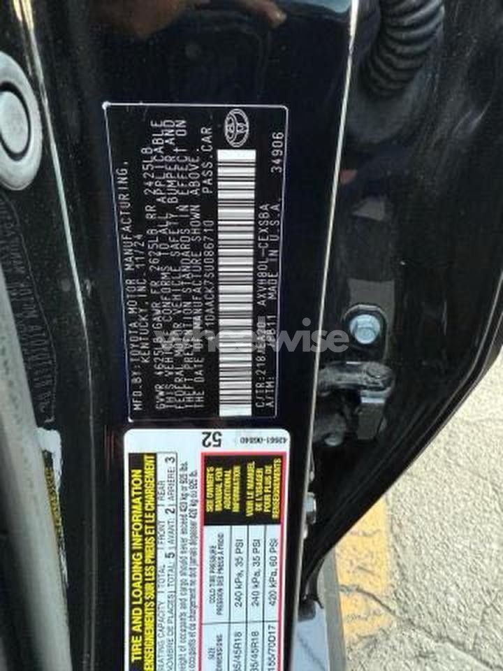 Photo 10 of 2025 TOYOTA CAMRY XSE (VIN 4T1DAACK7SU086710)