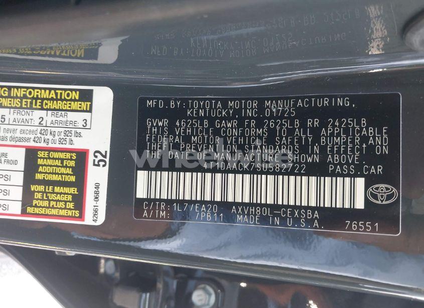 Photo 9 of 2025 Toyota Camry SE (VIN 4T1DAACK7SU582722)