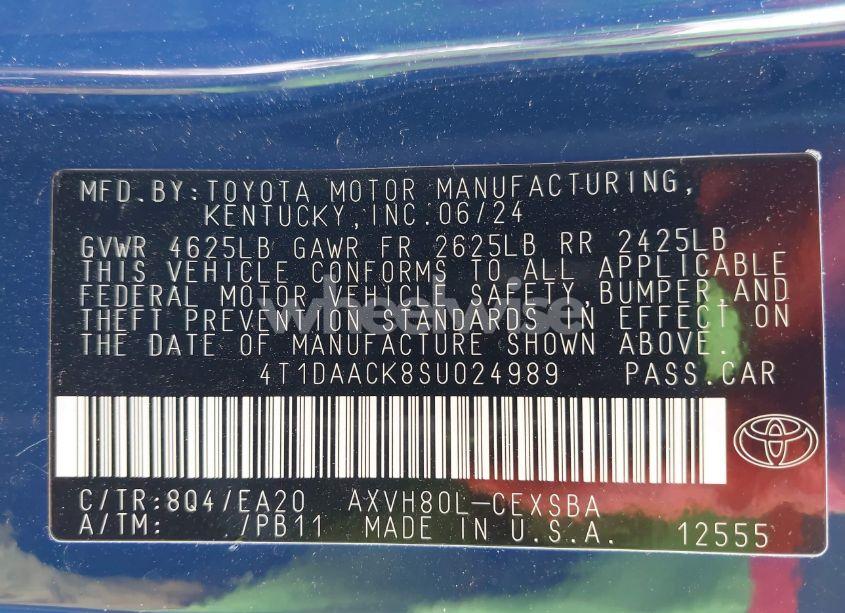 Photo 9 of 2025 Toyota Camry SE (VIN 4T1DAACK8SU024989)