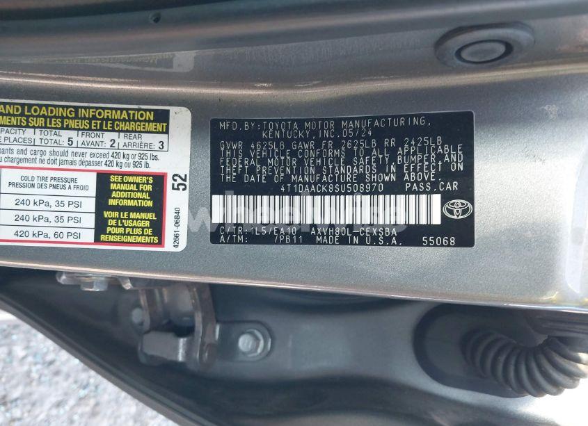 Photo 9 of 2025 Toyota Camry SE (VIN 4T1DAACK8SU508970)