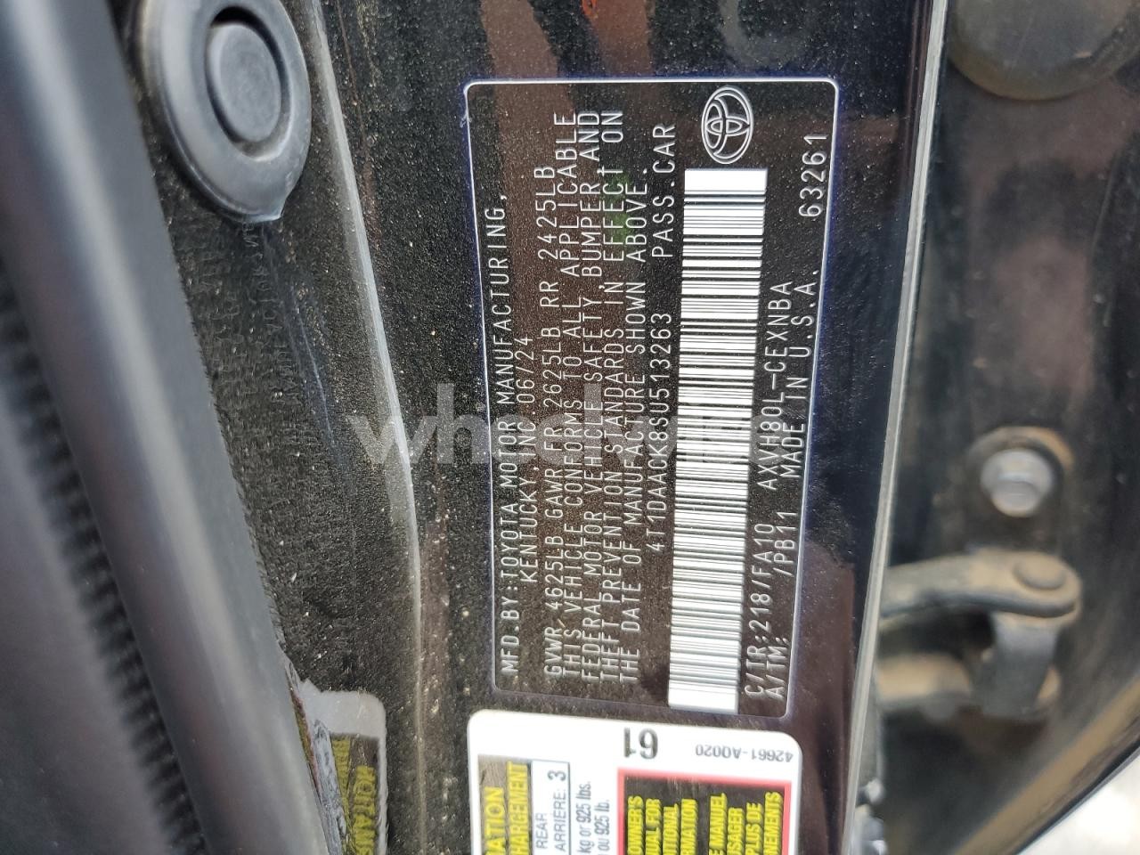 Photo 12 of 2025 TOYOTA CAMRY XSE (VIN 4T1DAACK8SU513263)