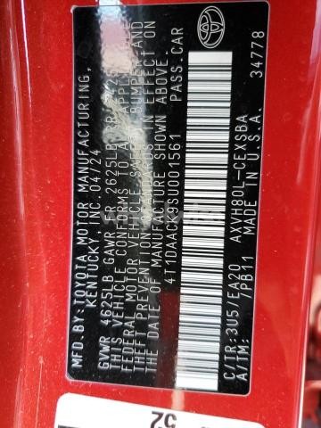 2025 TOYOTA CAMRY XSE (VIN 4T1DAACK9SU001561) main photo