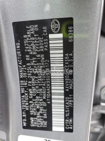 Photo 11 of 2025 TOYOTA CAMRY XSE (VIN 4T1DAACK9SU516172)