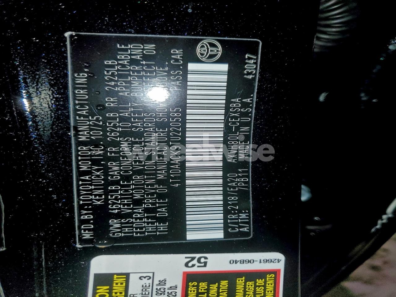 Photo 13 of 2026 TOYOTA CAMRY XSE (VIN 4T1DAACK9TU220585)