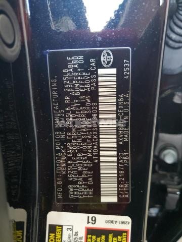 Photo 13 of 2025 TOYOTA CAMRY XSE N/A (VIN 4T1DAACKXSU136029)