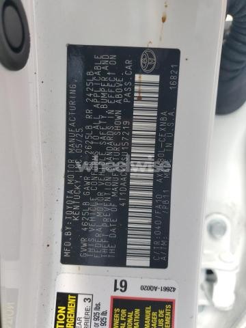 Photo 10 of 2025 TOYOTA CAMRY XSE (VIN 4T1DAACKXSU157219)