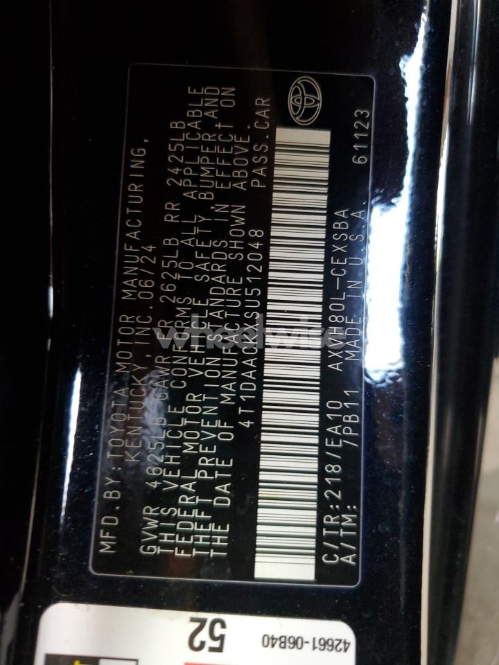 Photo 12 of 2025 TOYOTA CAMRY XSE (VIN 4T1DAACKXSU512048)