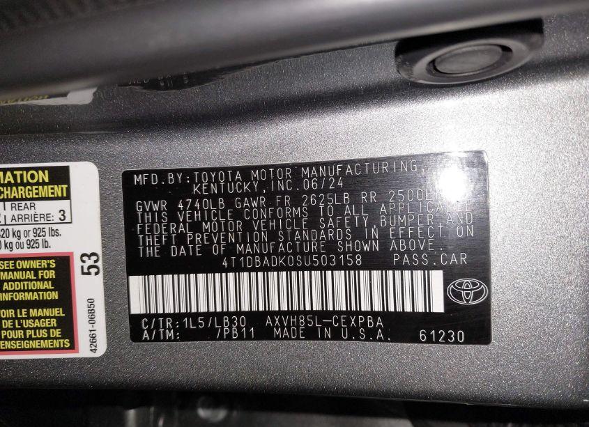 Photo 9 of 2025 Toyota Camry XSE (VIN 4T1DBADK0SU503158)