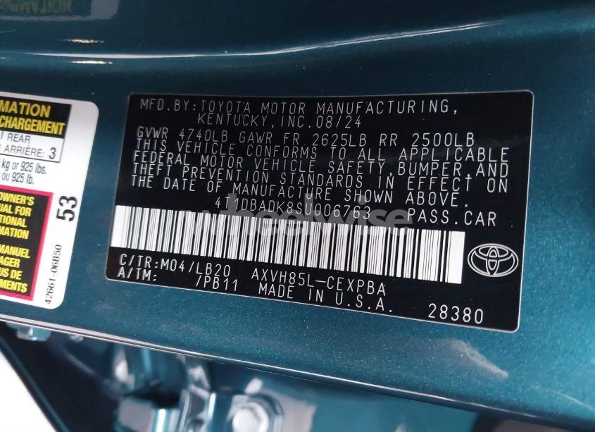 Photo 9 of 2025 Toyota Camry XSE (VIN 4T1DBADK8SU006763)