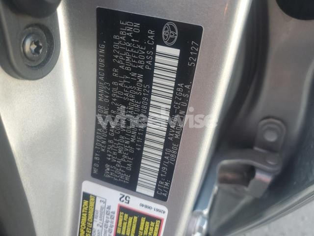 Photo 2 of 2023 TOYOTA CAMRY XLE (VIN 4T1F11AK4PU809125)