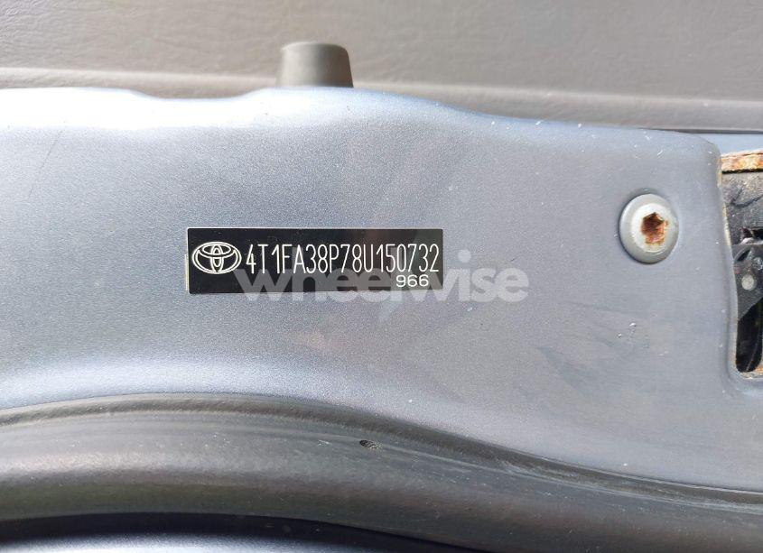 Photo 9 of 2008 Toyota Camry SOLARA SE/SLE/SPORT (VIN 4T1FA38P78U150732)