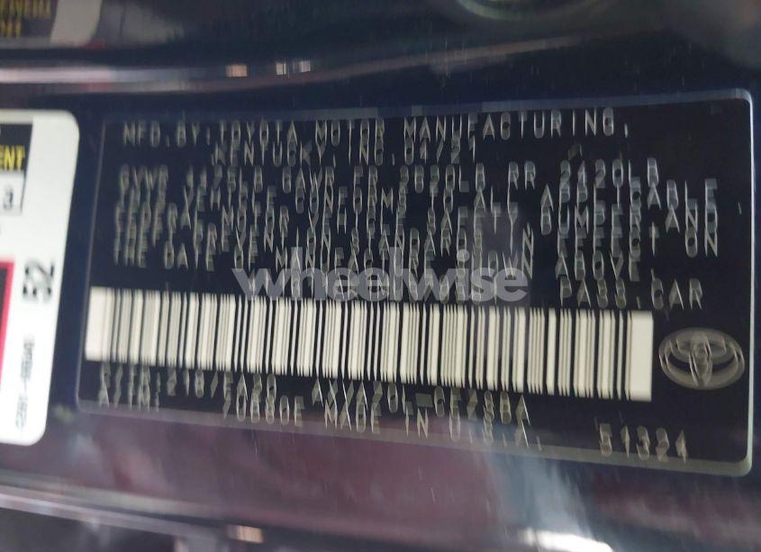 Photo 9 of 2021 Toyota Camry SE (VIN 4T1G11AK1MU579561)