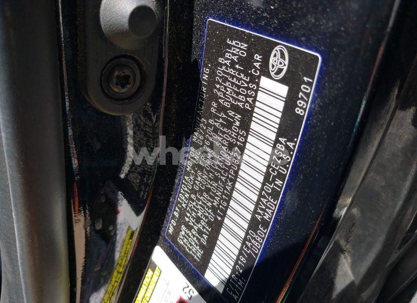 Photo 9 of 2023 Toyota Camry SE (VIN 4T1G11AK1PU827165)