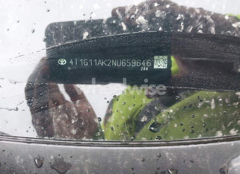 Photo 9 of 2022 Toyota Camry SE (VIN 4T1G11AK2NU659646)