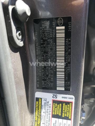 Photo 8 of 2024 TOYOTA CAMRY SE NIGHT SHADE (VIN 4T1G11AK2RU206634)