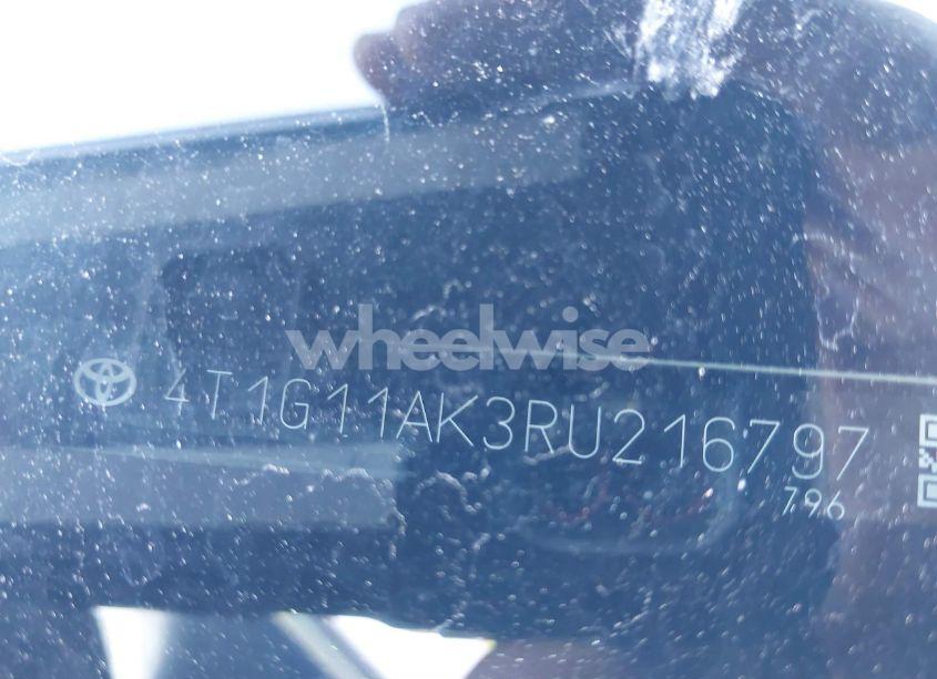 Photo 9 of 2024 Toyota Camry SE (VIN 4T1G11AK3RU216797)