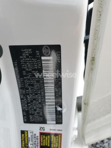 2020 TOYOTA CAMRY SE (VIN 4T1G11AK5LU318268) main photo